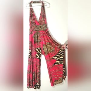 BOHO Halter Jumpsuit